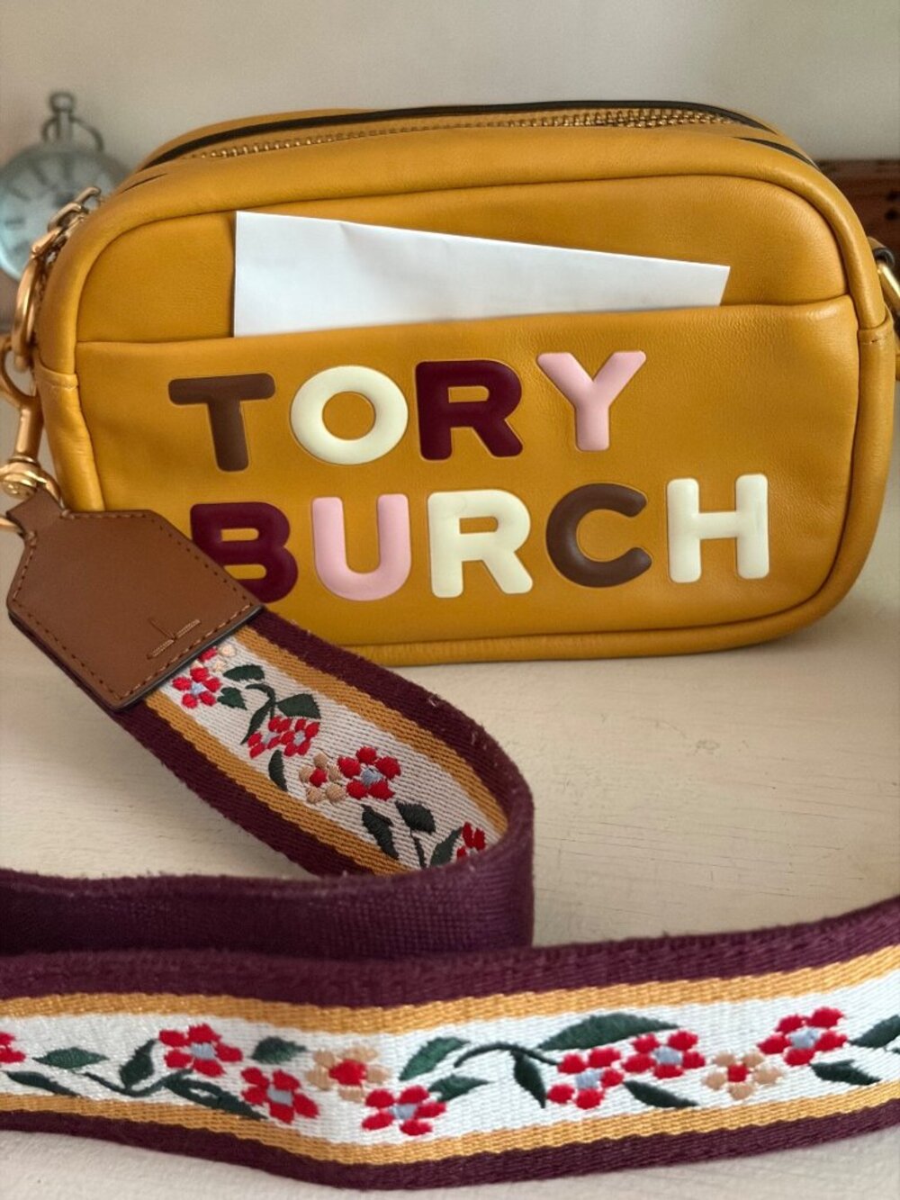 Tory Burch Perry High Frequency Leather Crossbody / Shoulder Handbag - Picture 7 of 15